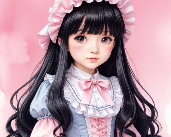 Detailed Description of a Charming Fashion Doll