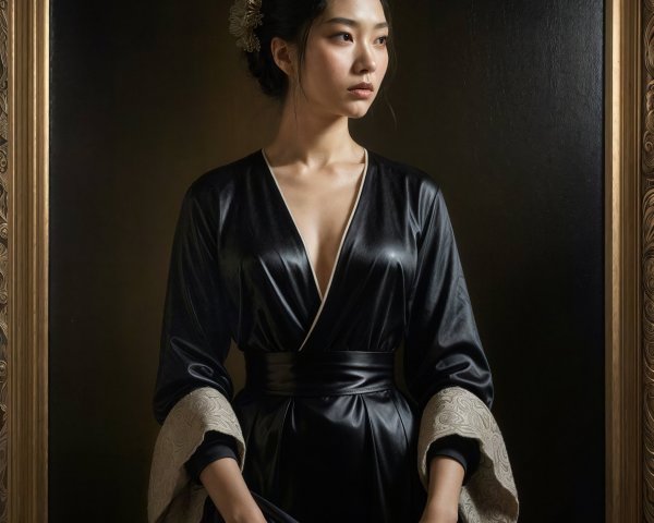 Portrait of a Woman in a Gilded Frame