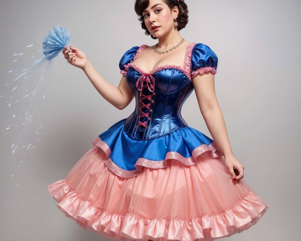 Whimsical Fairy-Tale Inspired Outfit with Tutu Skirt
