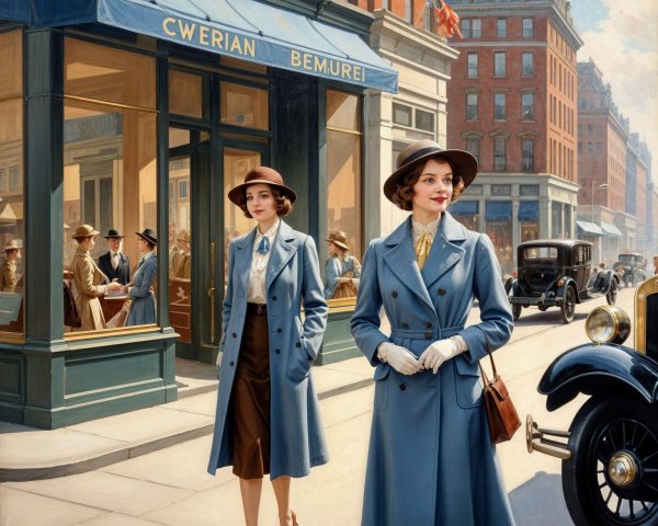 Vintage Elegance: Women in Early 20th Century Fashion