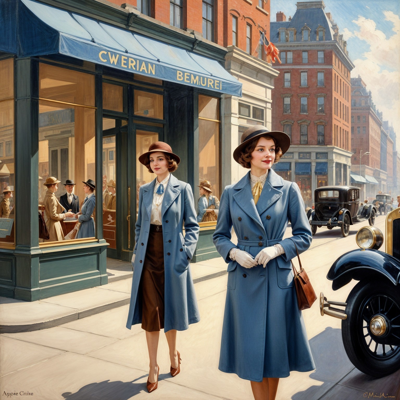 Vintage Elegance: Women in Early 20th Century Fashion