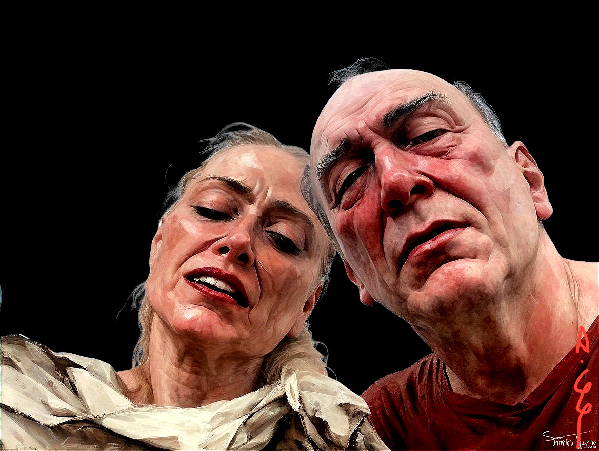 Emotional Portraits with Intense Expressions and Contrast