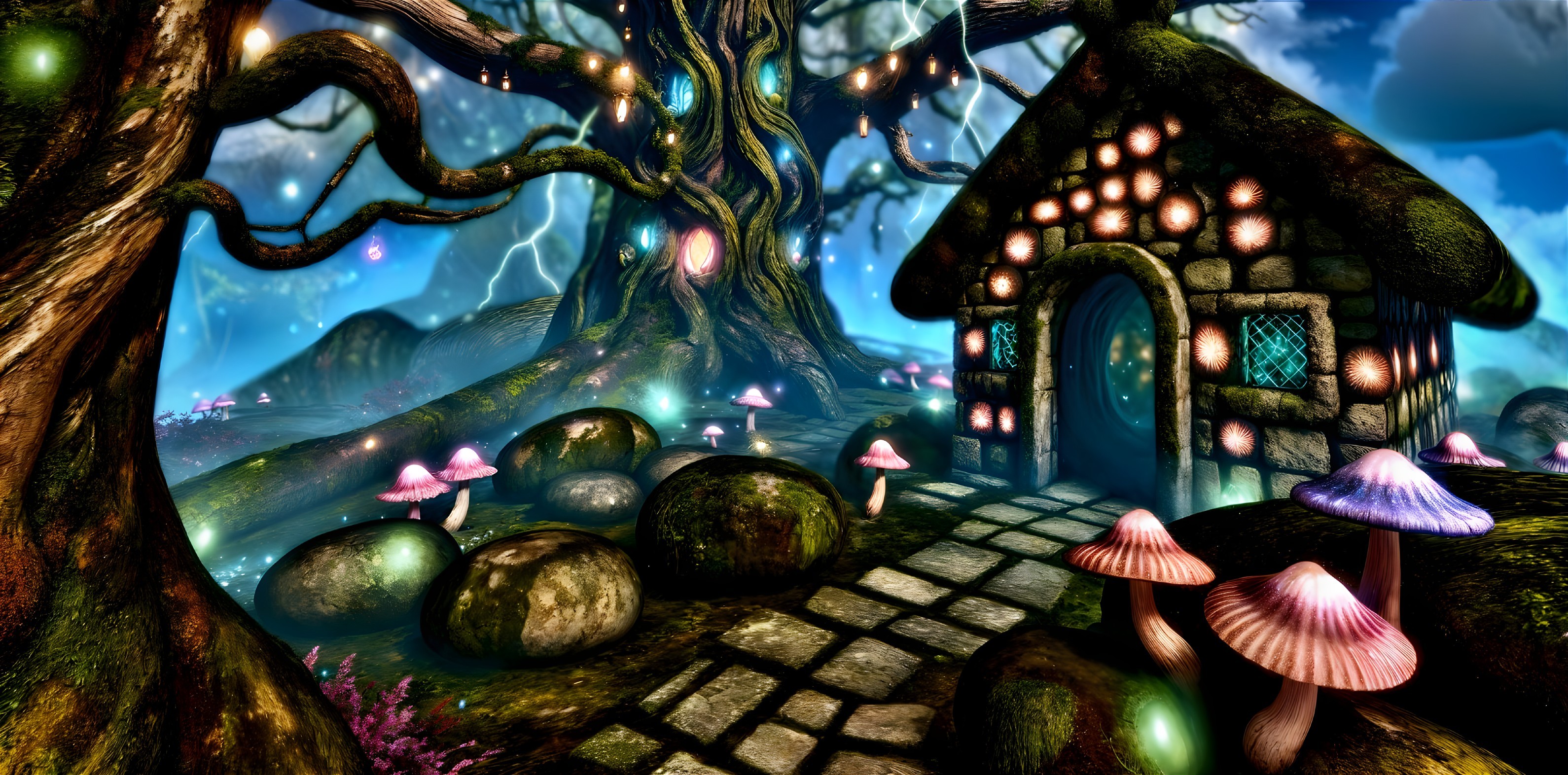 Enchanted Woodland: Mystical Fantasy Realm