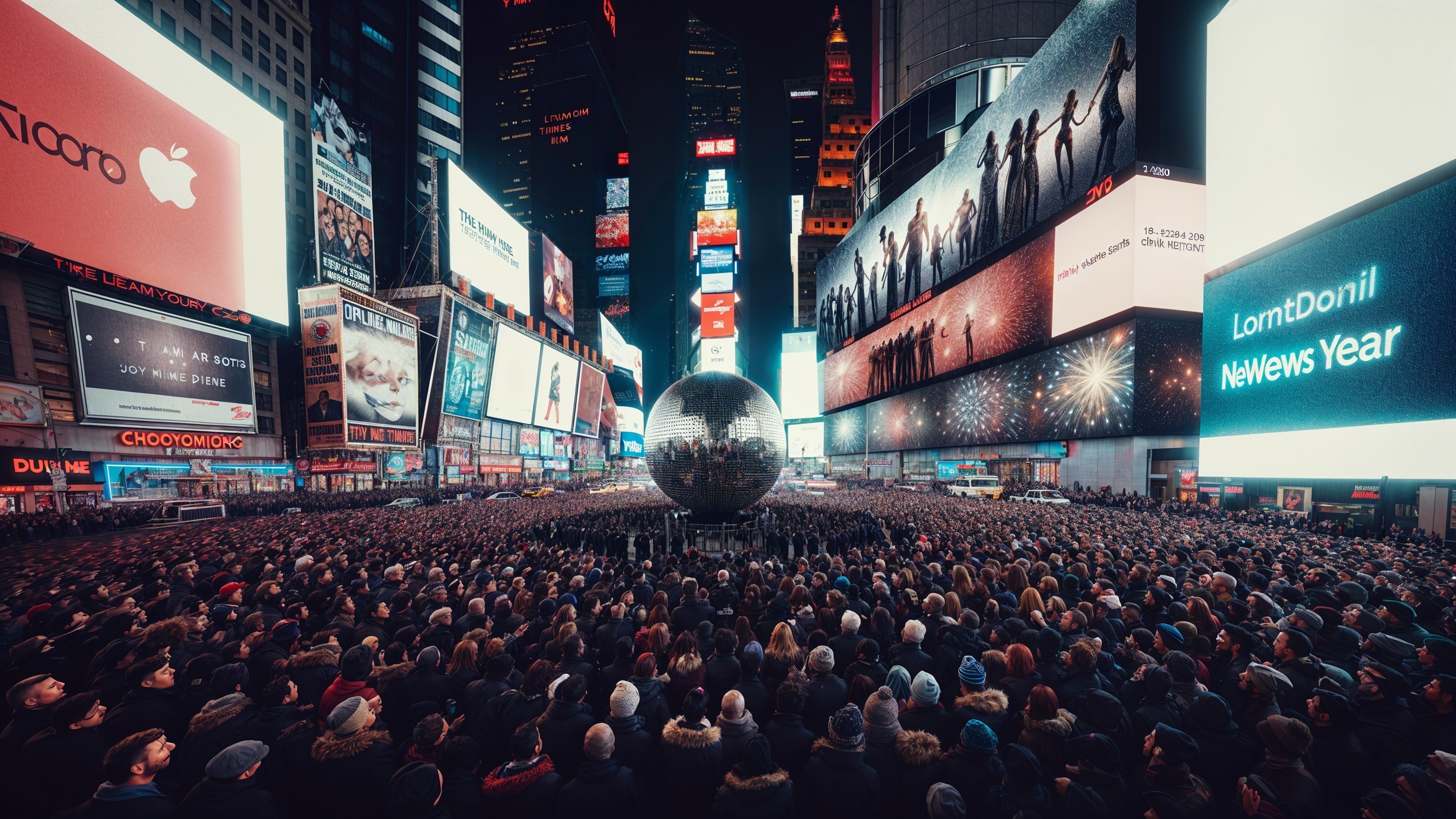 New Year's Celebration in Times Square, New York City