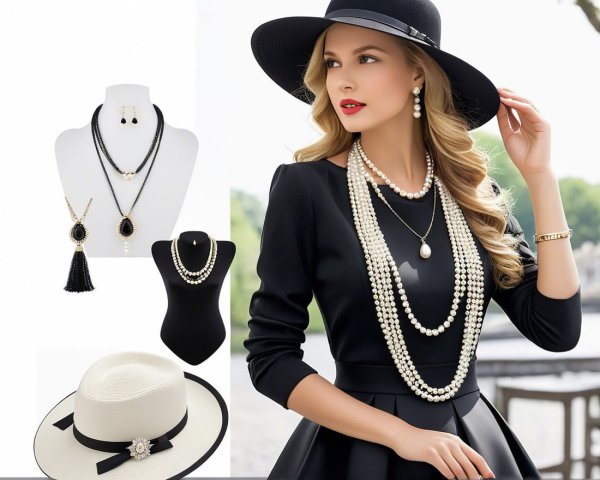 Elegant Jewelry and Accessories on Stylish Model