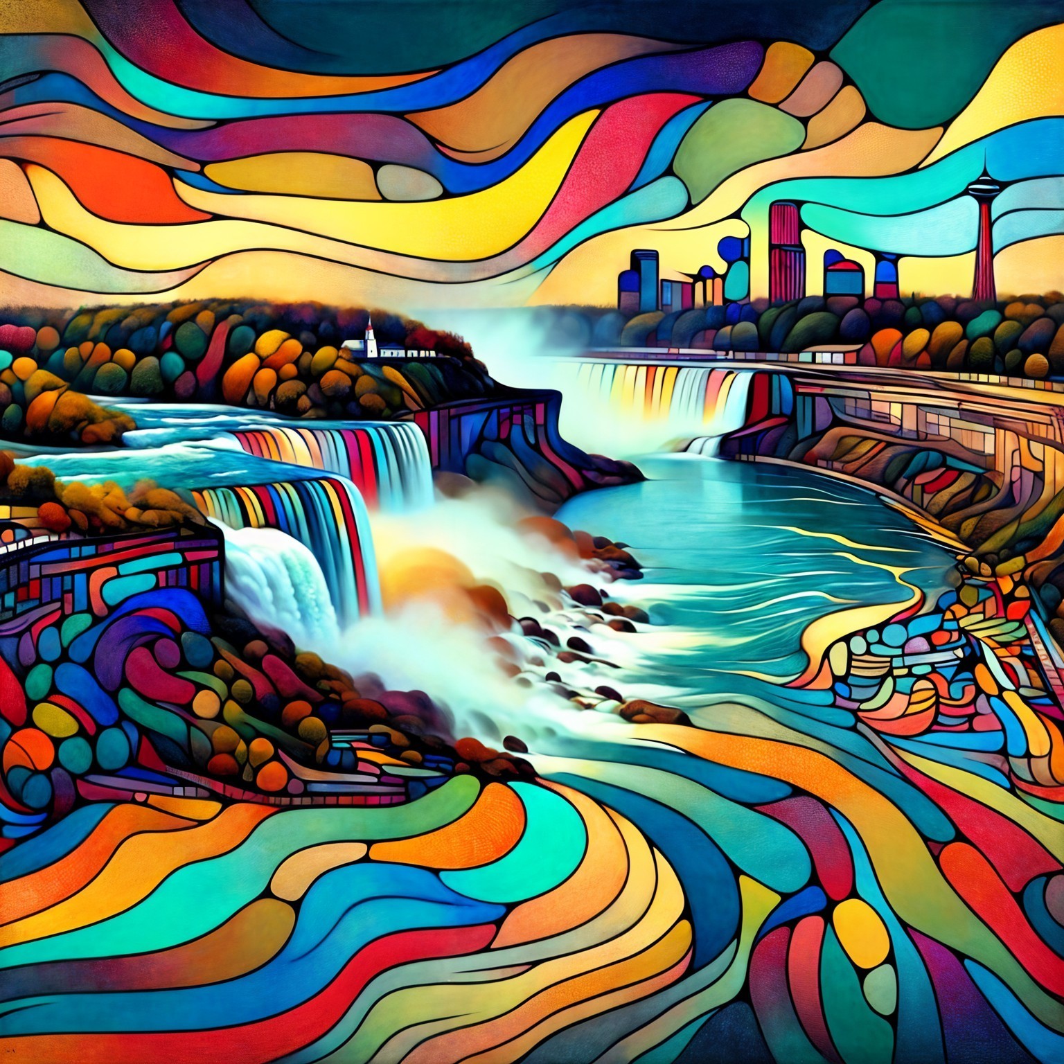 Abstract Interpretation of Niagara Falls with Skyline