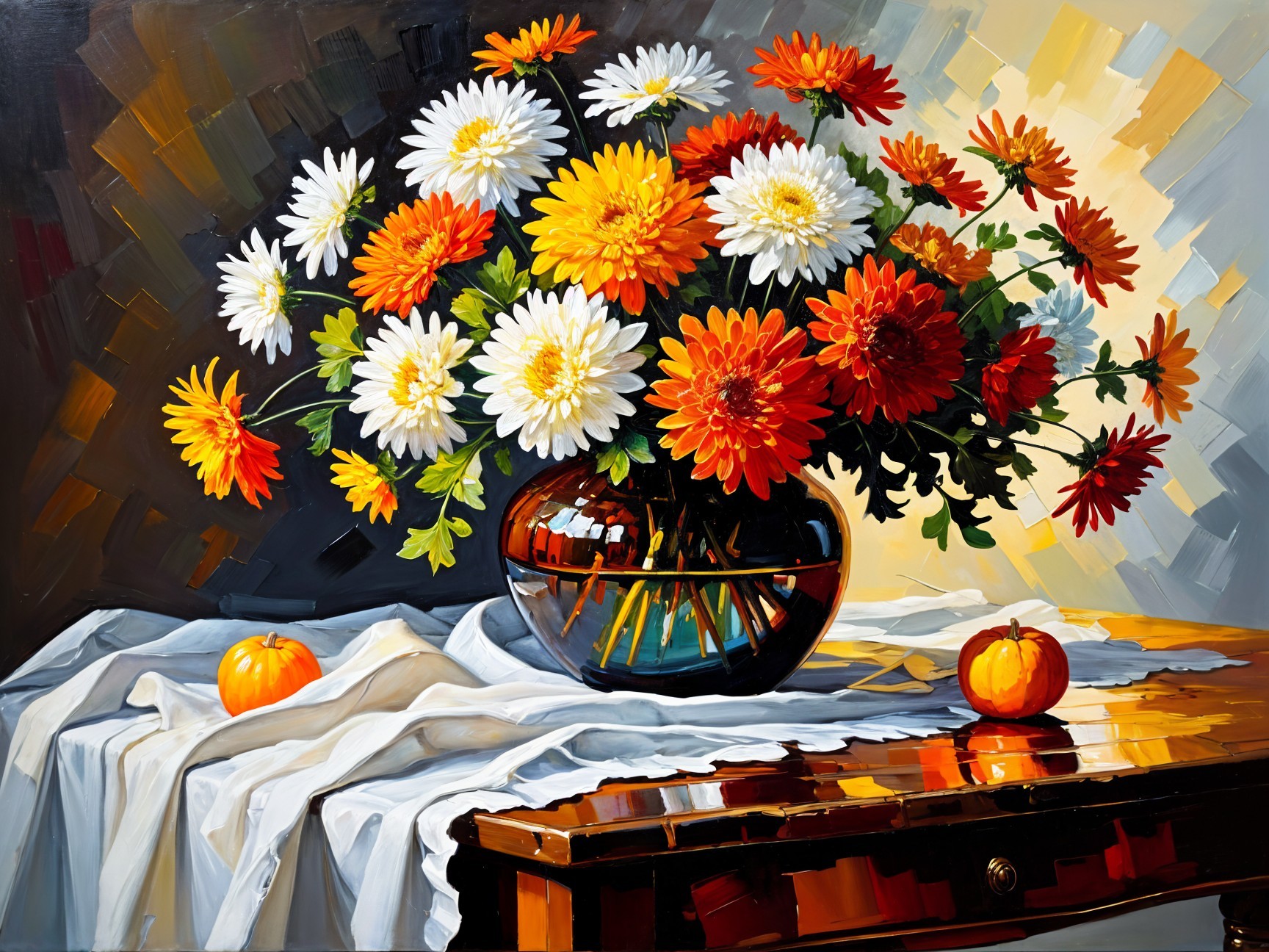 Fall chrysanthemums