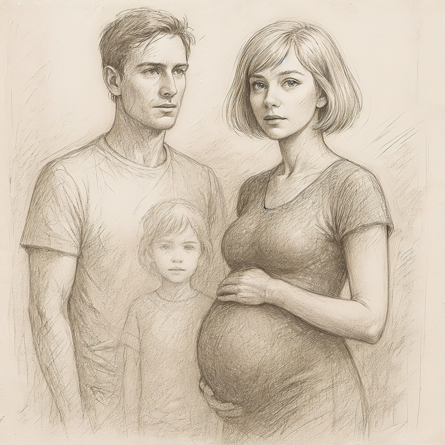 Monochromatic Sketch of a Family with Anticipation
