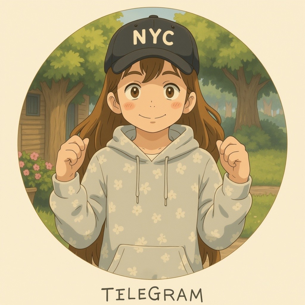 Cheerful girl in hoodie and cap in vibrant park setting