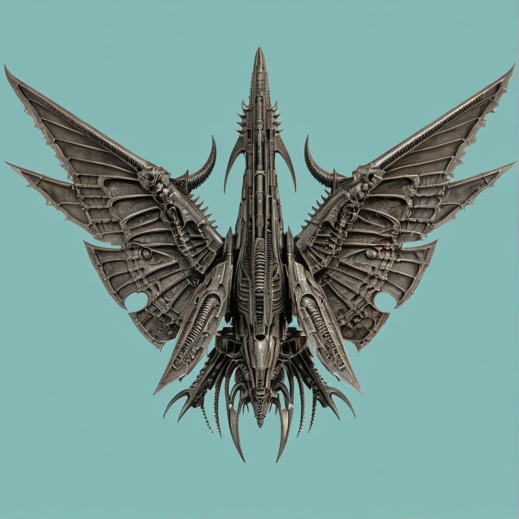 Detailed Robotic Butterfly with Mechanical Wings
