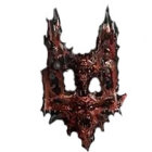 Dark Fantasy Statue with Dragon Skull Design