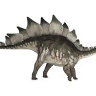 Large dinosaur-like creature with spines and muscular limbs