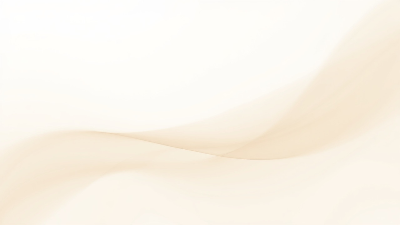Abstract Design with Warm Beige Curves and Waves