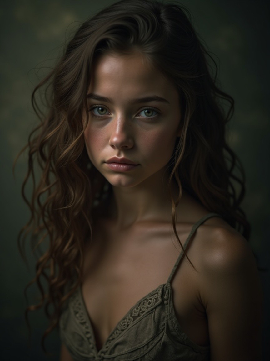 Portrait of a Young Woman in Natural Lighting