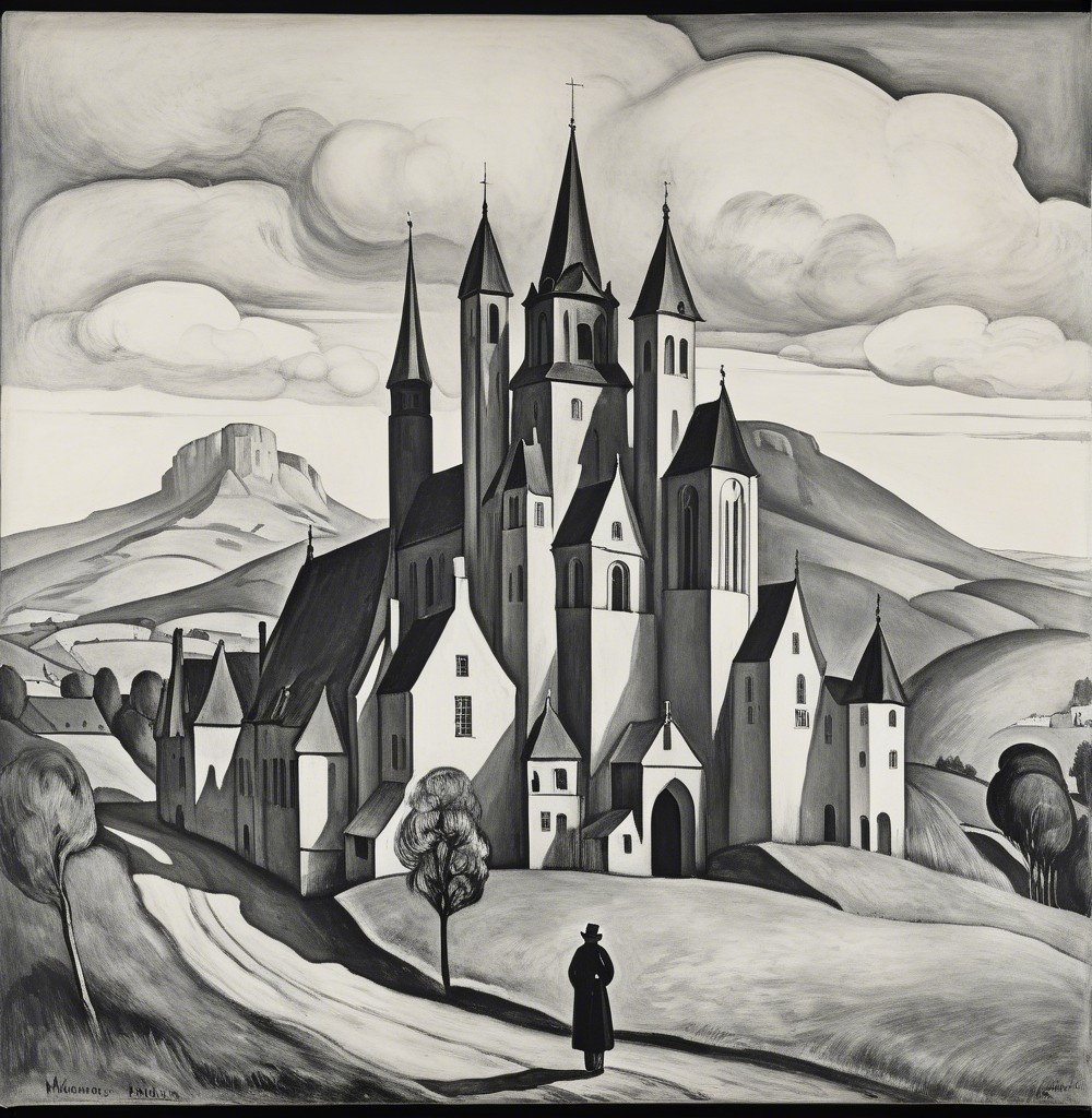 Monochromatic Landscape with Grand Church Structure