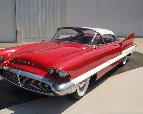 1957 Buick Centurion: Vintage Red Convertible Design