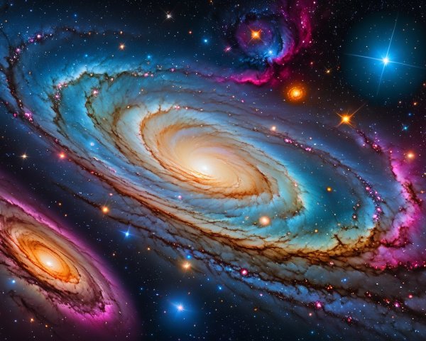 Cosmic Landscape of Spiral Galaxies in Deep Space
