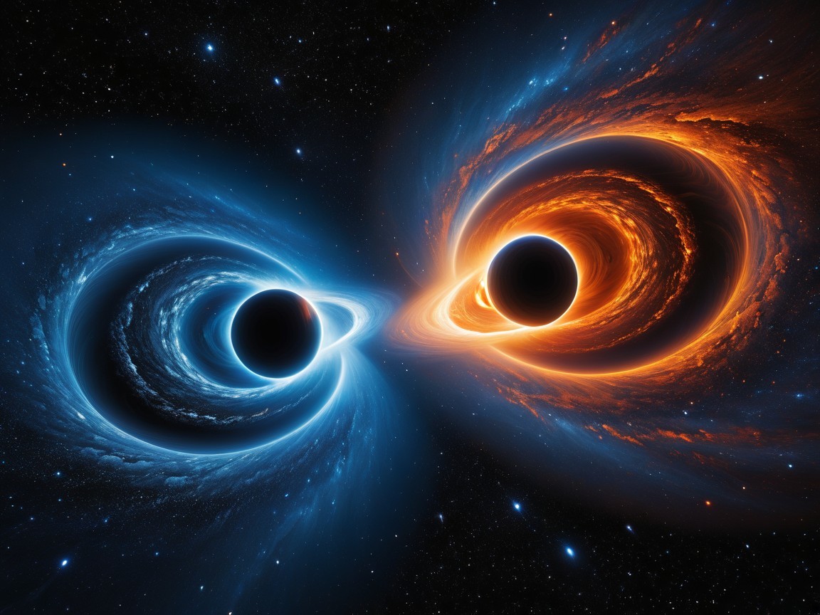 Contrasting Black Holes in a Cosmic Scene