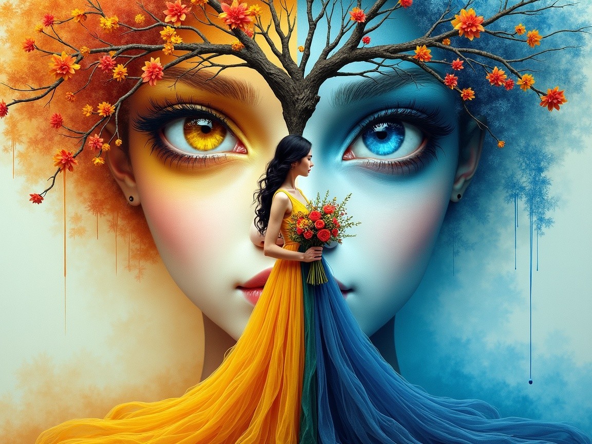 Artistic Representation of Duality in Nature