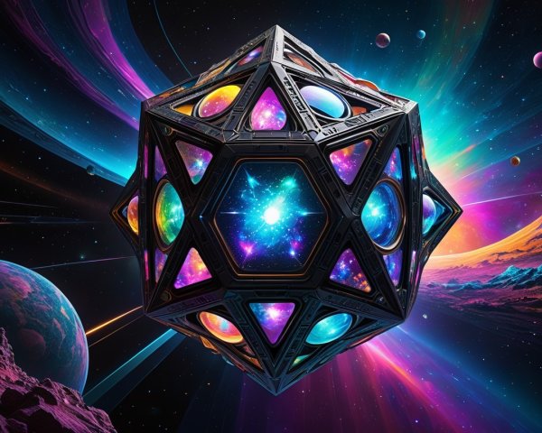 Cosmic Structure with Geometric Patterns in Space