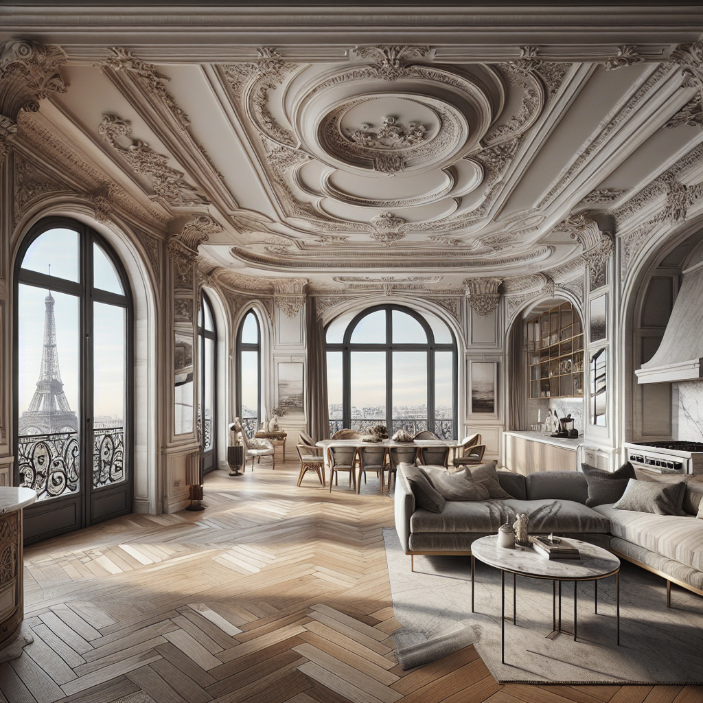 Elegantly Furnished Apartment with Eiffel Tower View