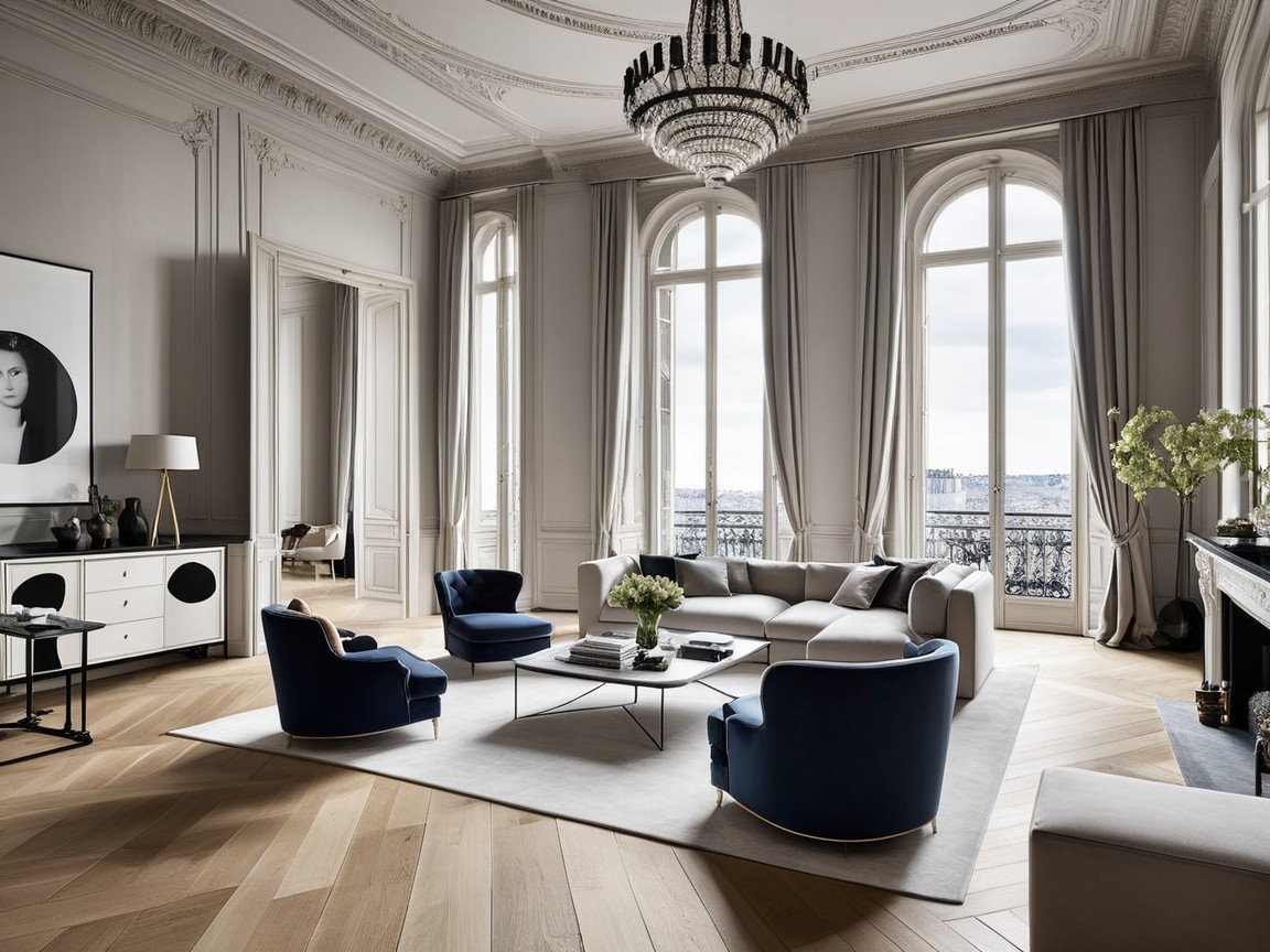 Contemporary Living Room with Stylish Decor Elements