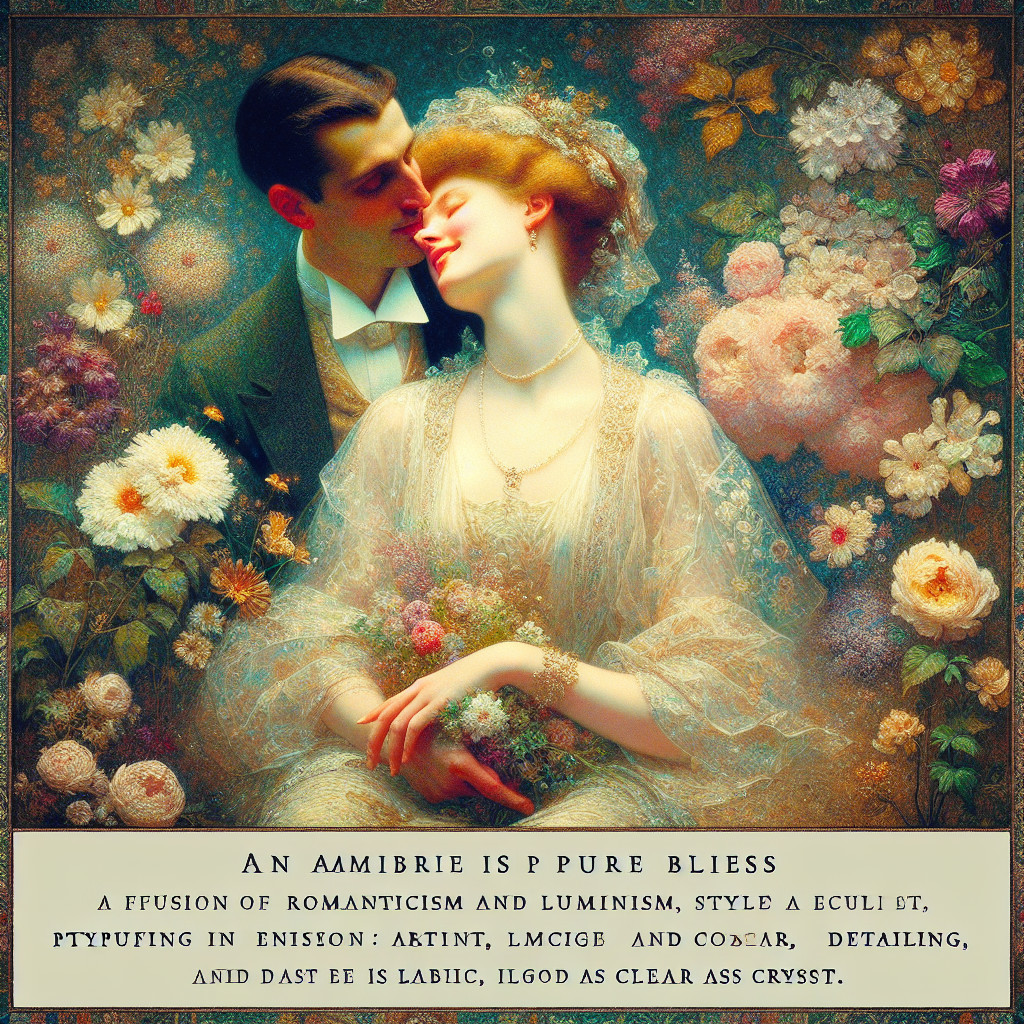 Couple in Formal Attire Surrounded by Colorful Flowers