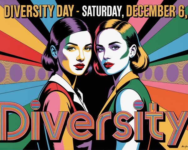 Colorful Graphic for Diversity Day Celebration Event