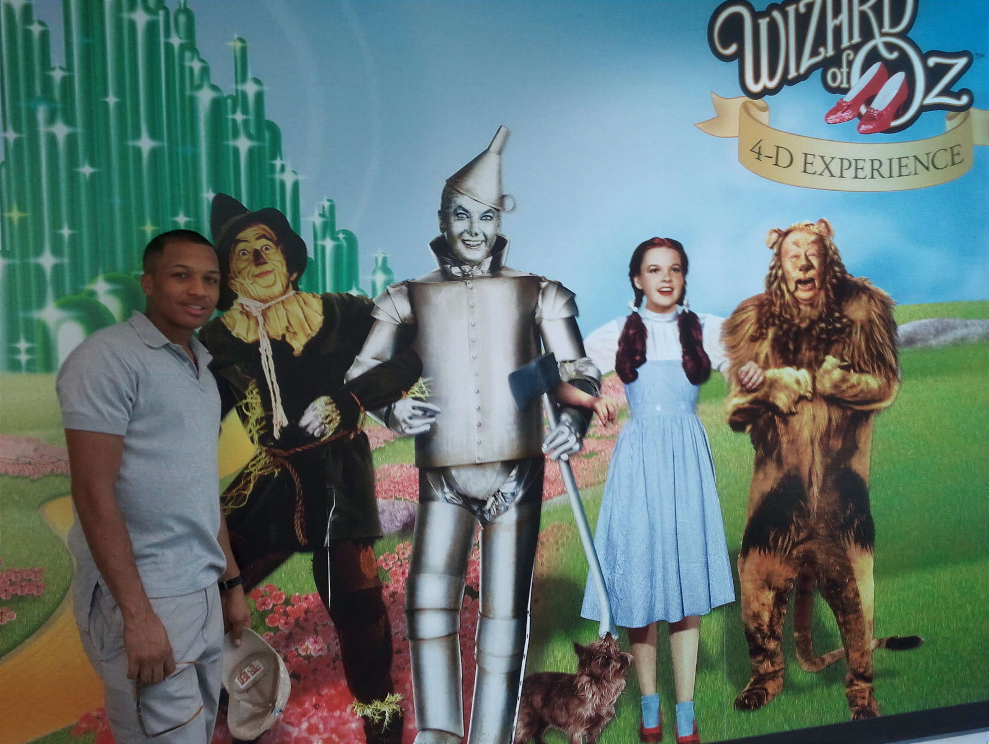 Colorful Mural of "The Wizard of Oz" Characters