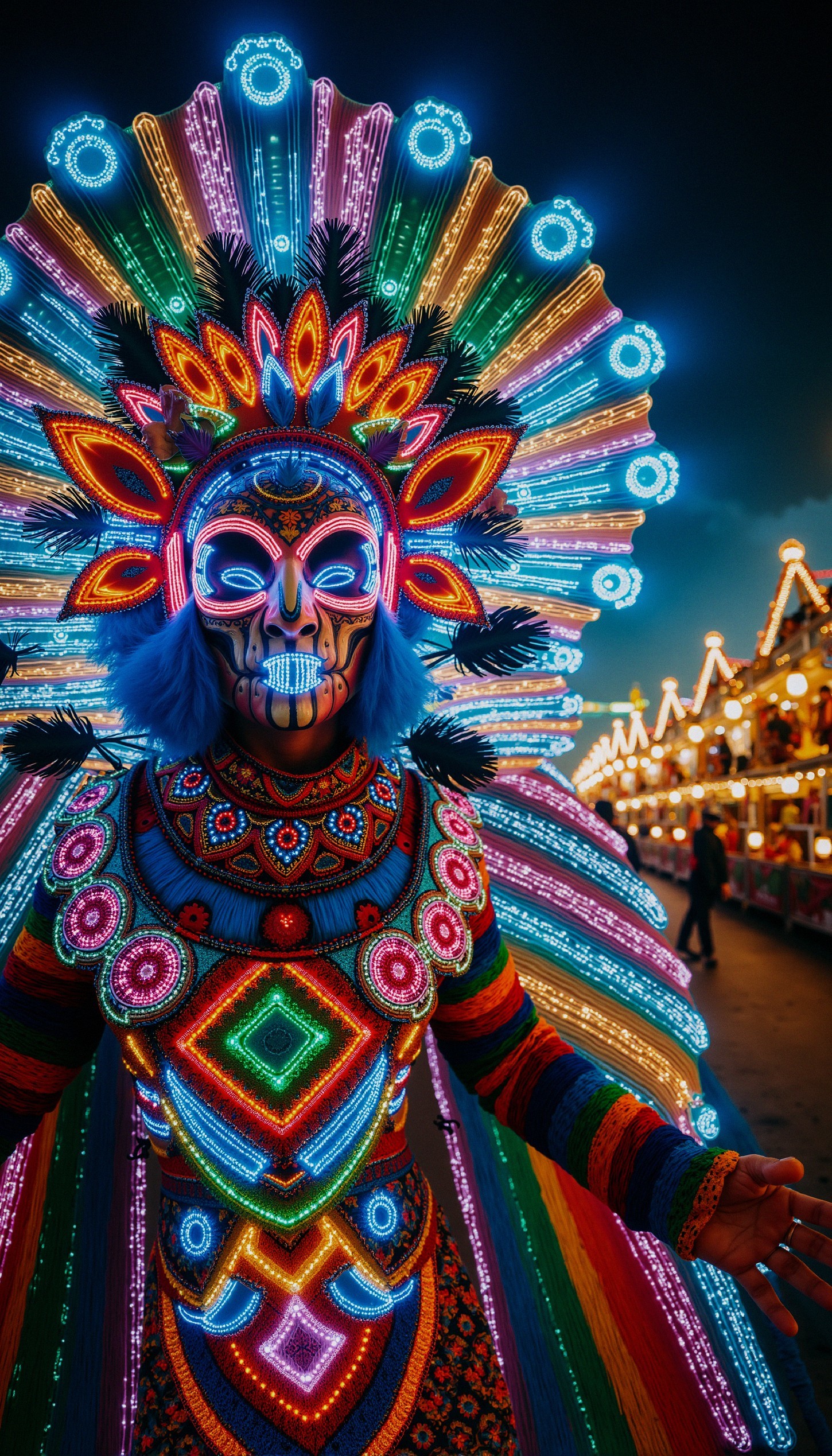 Celebration of Colorful Cultural Festivity