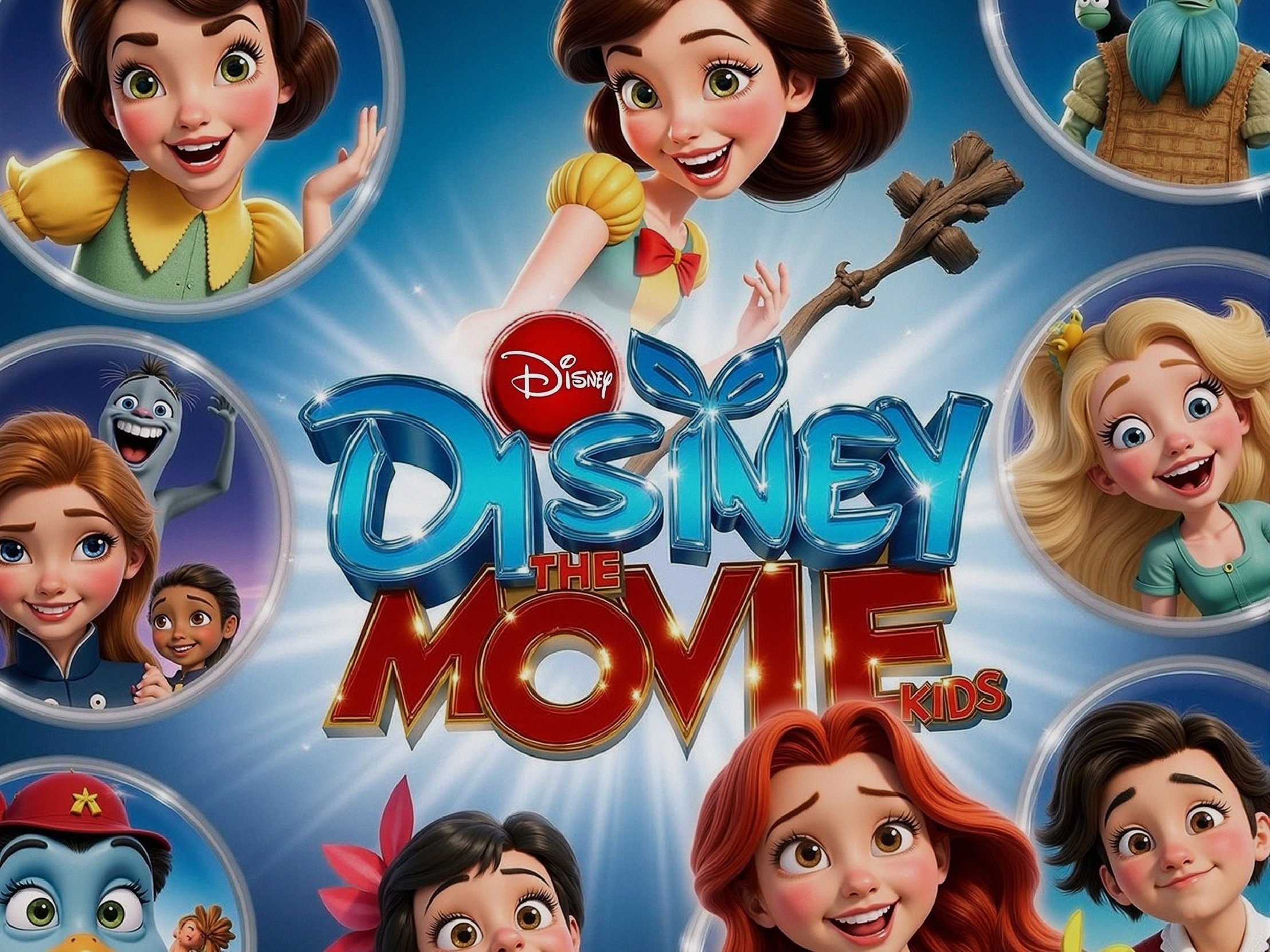 Vibrant Character Illustrations from Disney Films