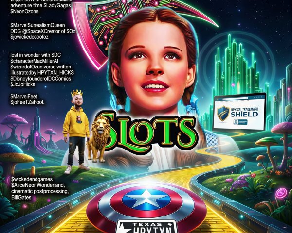 Colorful Digital Art of Dorothy with Unique Axe Design