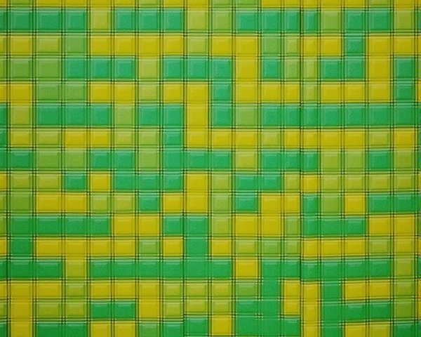 Vibrant Green and Yellow Rectangular Pattern Design