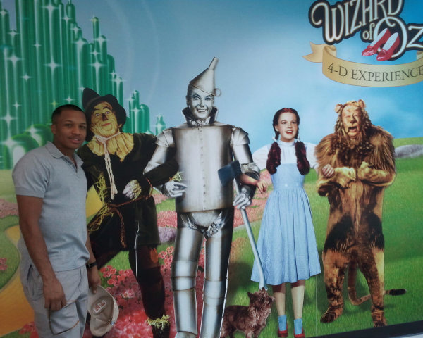 Colorful Mural of "The Wizard of Oz" Characters