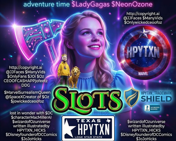 Digital Artwork Featuring Neon Colors and Fantasy Elements