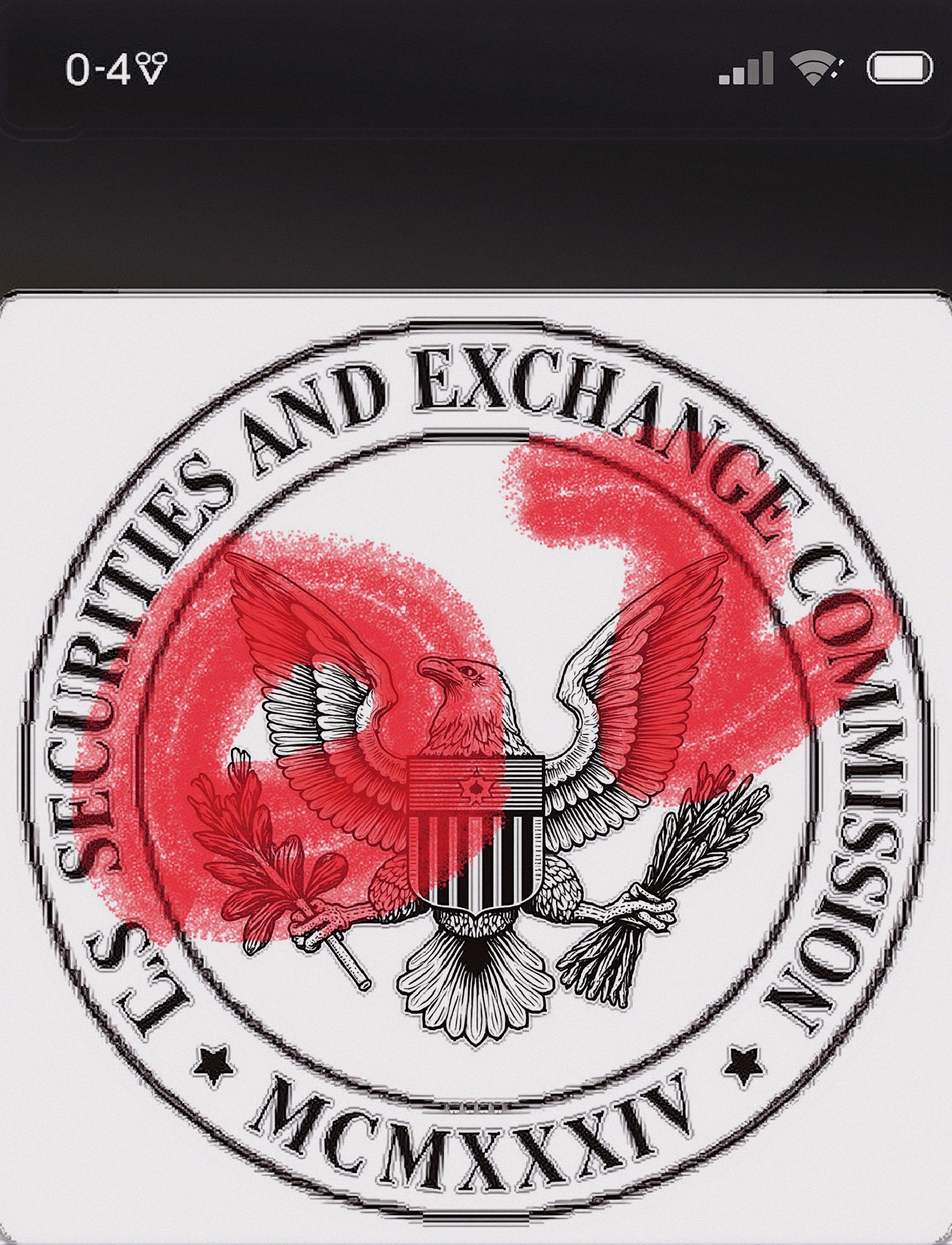 U.S. Securities and Exchange Commission Seal Description