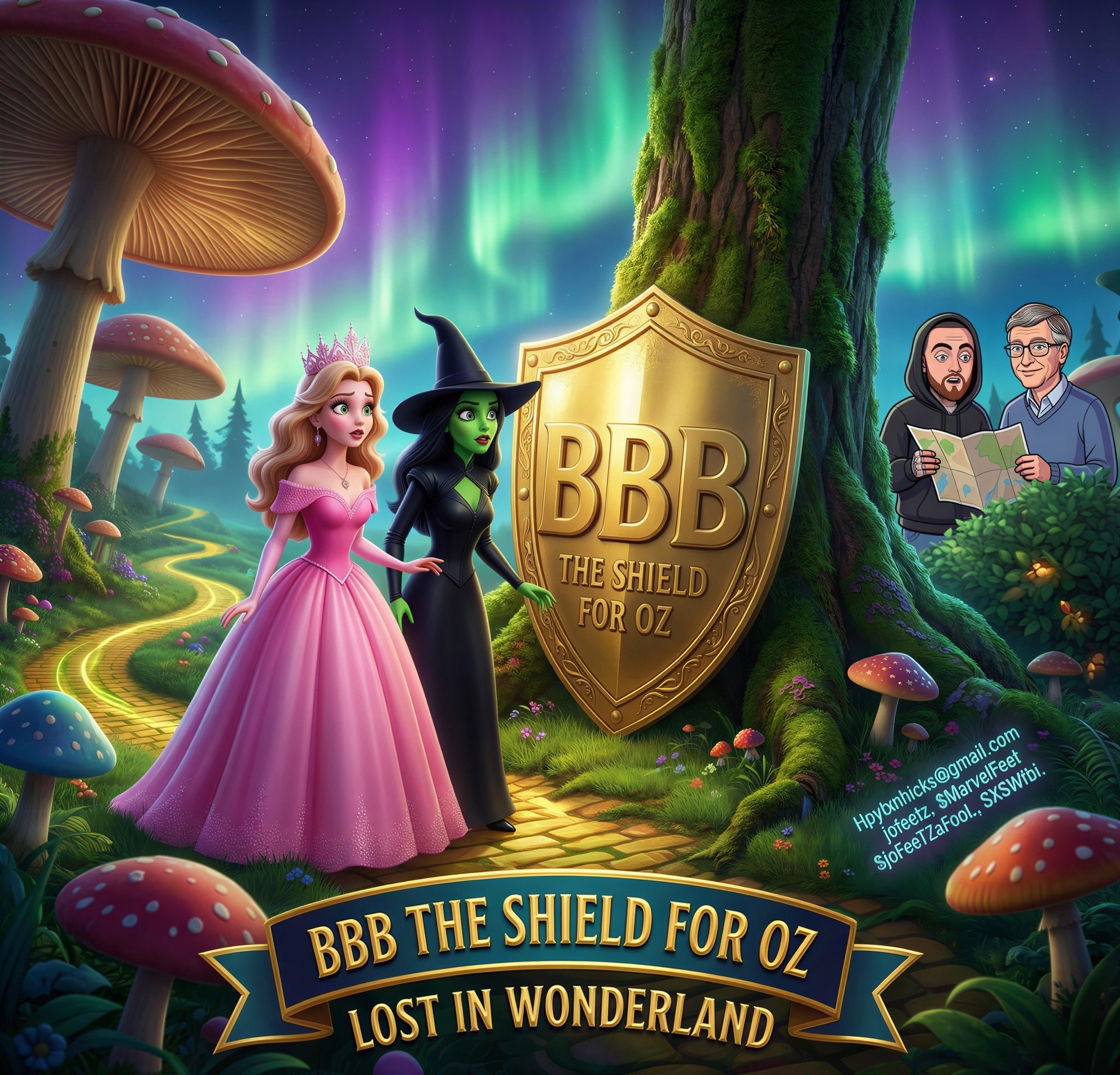 Digital Painting of a Whimsical Fantasy Wonderland