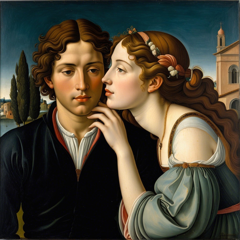 Intimate Moment Between Young Couple by Serene Waters