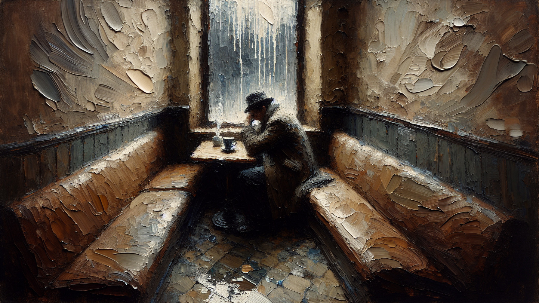 Solitary Reflection in a Coffeehouse