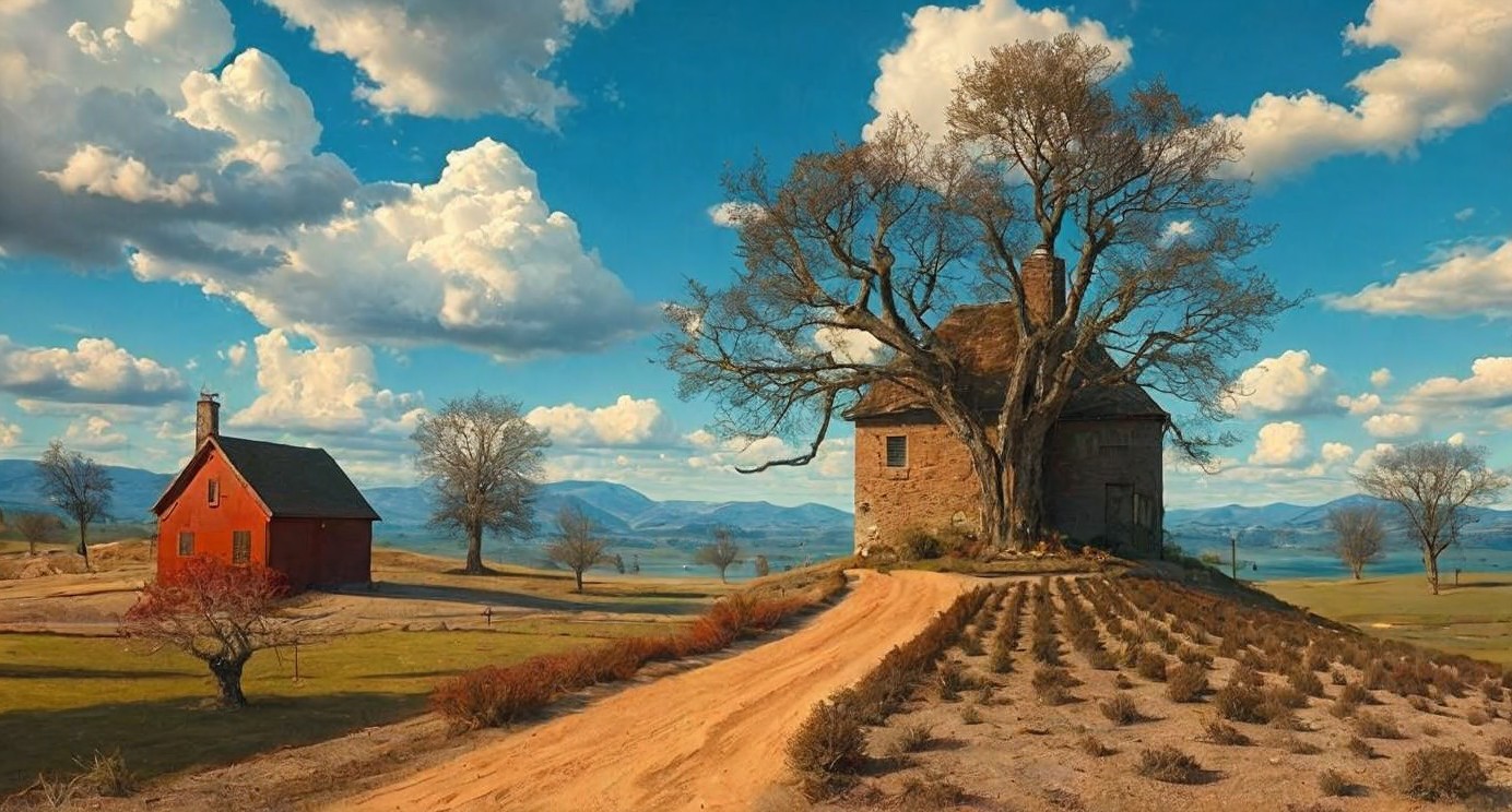 Charming Stone House in a Scenic Rural Landscape