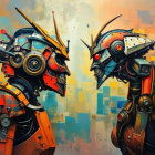 Intricately Designed Robots in Tense Standoff