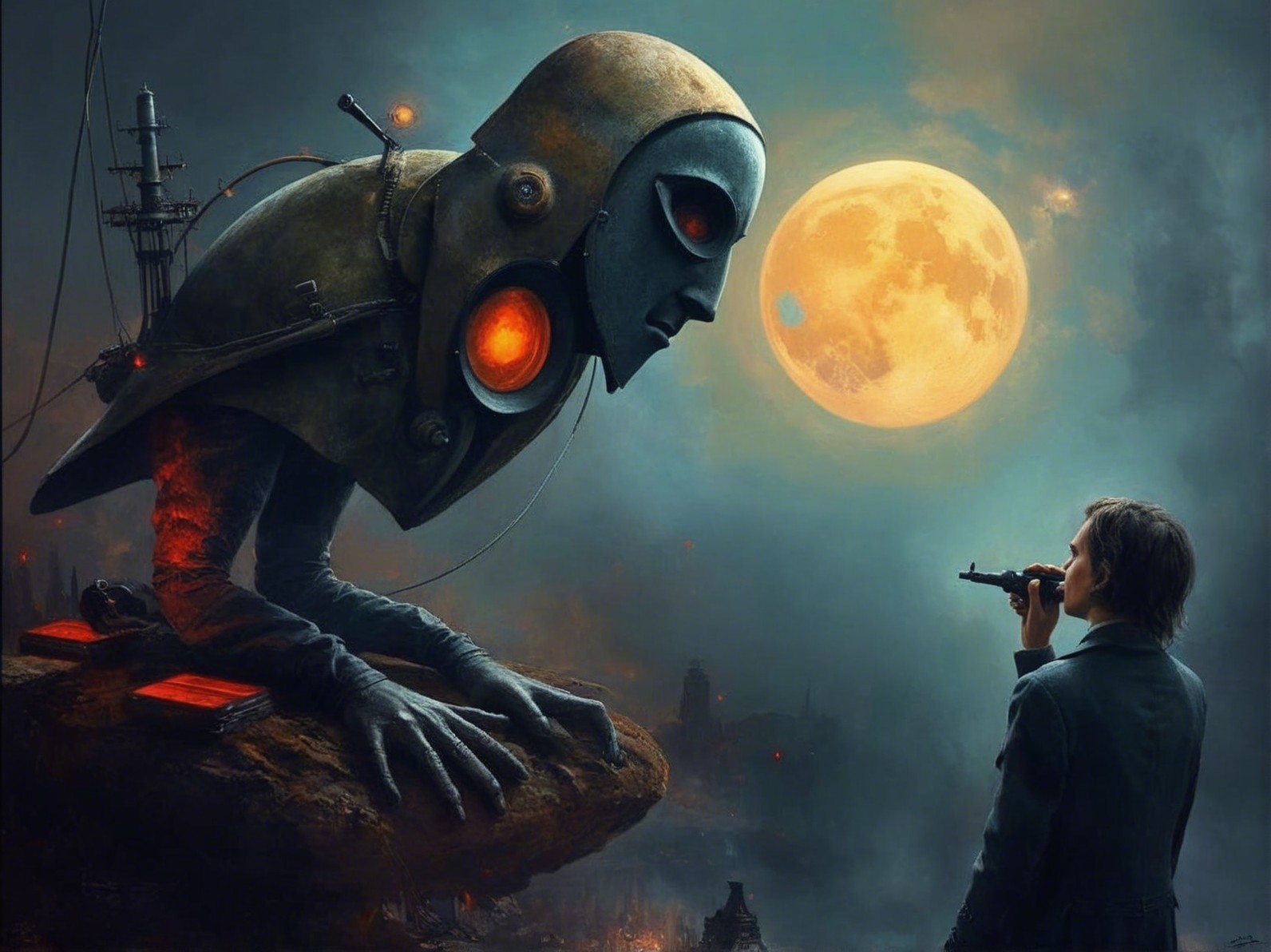 Surreal Landscape of Robot and Human Interaction