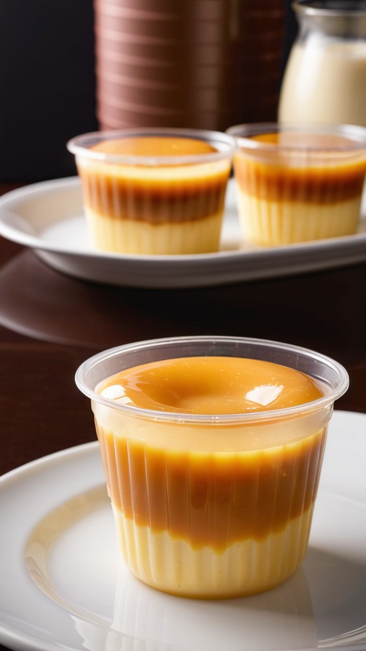 Creamy Caramel Flan with Golden Caramel Layer