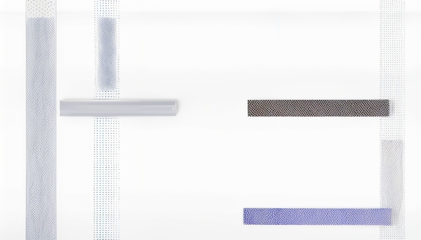 Minimalist Abstract Composition with Geometric Shapes