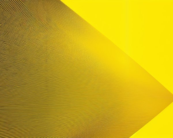 Vibrant Yellow Background with Wavy Line Pattern