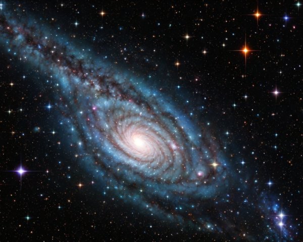 Stunning Spiral Galaxy with Bright Swirling Arms