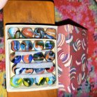 Abstract Mural with Vibrant Colors and Dynamic Shapes