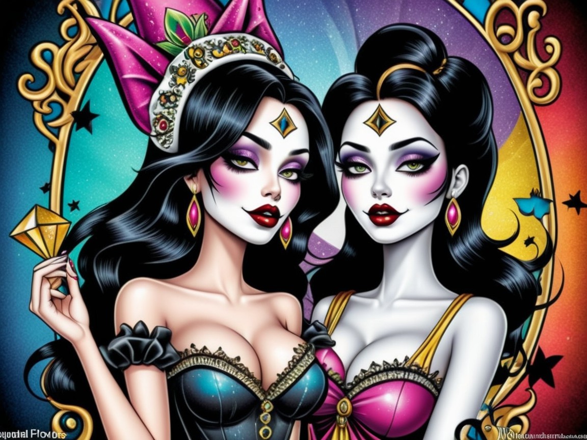 Glamorous Characters in Cosmic Fantasy Setting