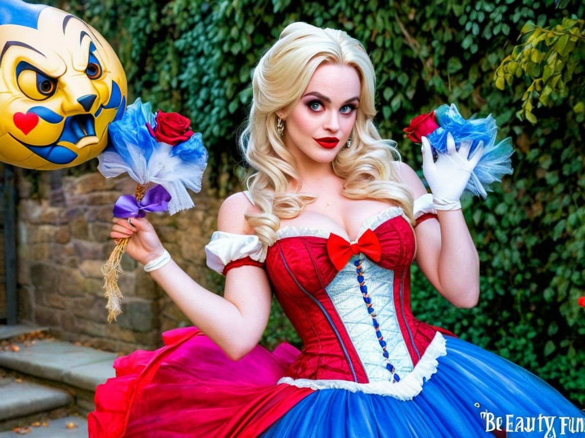 Whimsical Fairytale Costume with Colorful Details