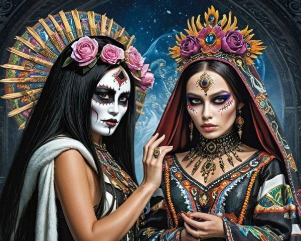 Traditional Costumes Inspired by Day of the Dead